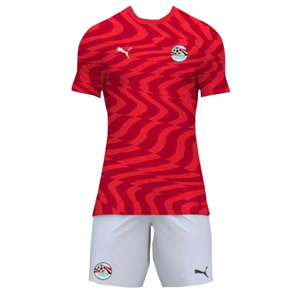 Camisetas Egipto Primera equipo Niño 2019 Rojo